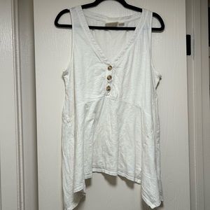 Anthropology Maeve Alayne women’s Handkerchief Hem tank Tunic tank- size medium